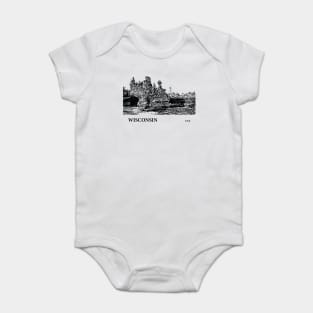 Wisconsin USA Baby Bodysuit
